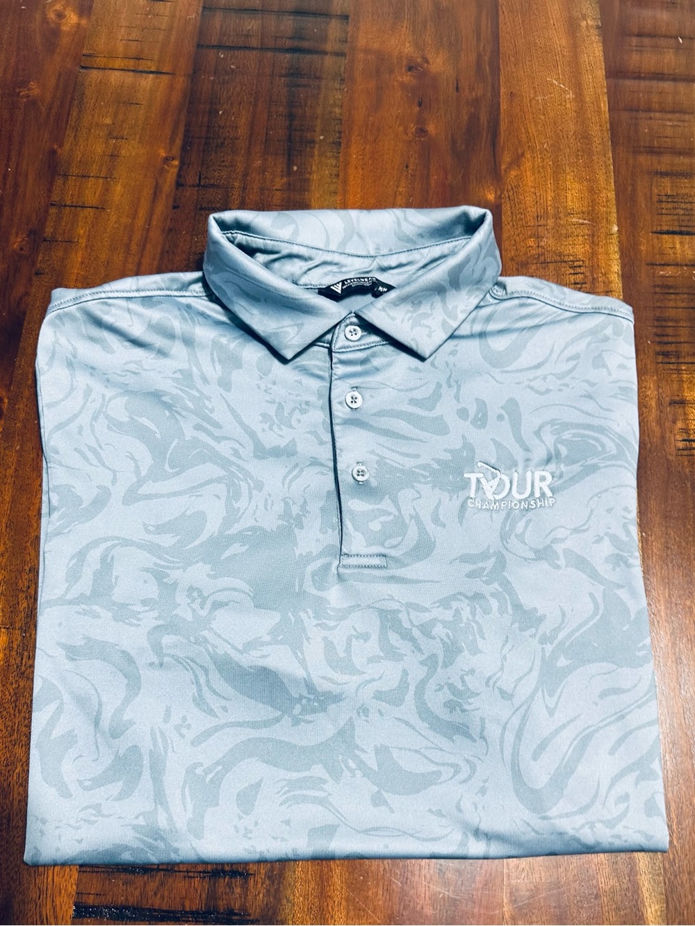 Levelwear Tour Championship Men's Grey Performance Golf Polo
